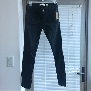 Anthropologie Black Cotton Pants, size 26